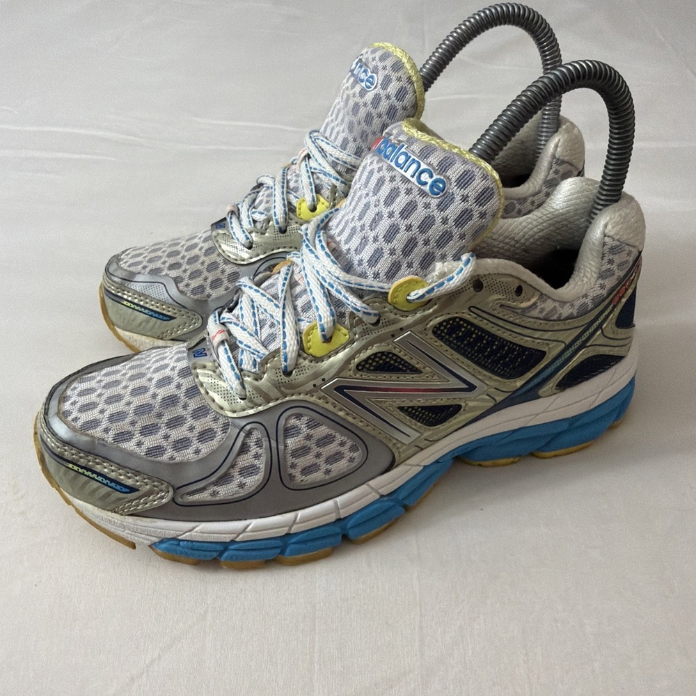 New Balance 860v4 Women's Gray Running Shoes Sz 6‎ W860WB4 Gym Cute Barely Worn